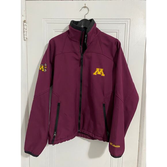 Minnesota Golden Gophers Columbia Softshell Performance Jacket Size M - Picture 1 of 9